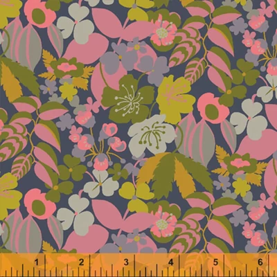 Patchworková tkanina - Windham - Solstice by Sally Kelly 51931-6 pink