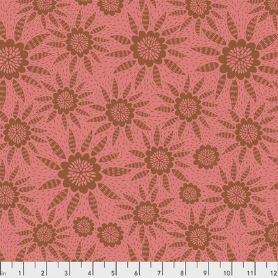 Patchworková tkanina - Free Spirit - Conservatory 010CORAL