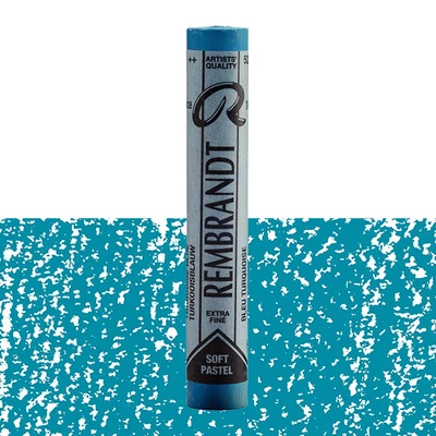 Suchý pastel  Rembrandt- 522,5, turquoise blue