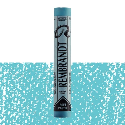 Suchý pastel  Rembrandt - 522,8, turquoise blue