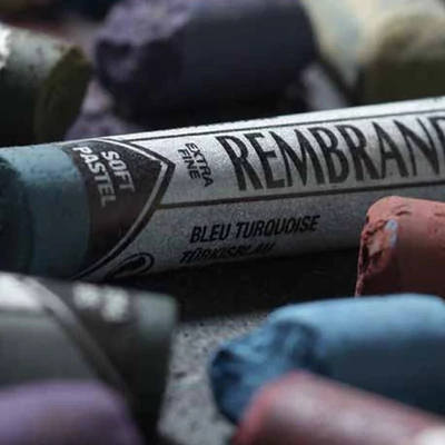 Suchý pastel  Rembrandt - 371,7, permanent red deep