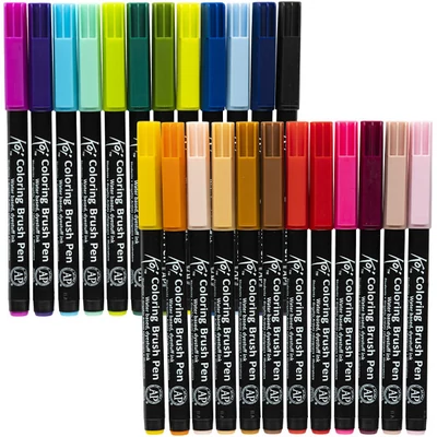 Sada štetcových popisovačov Sakura Koi Brush Pen - 24 ks