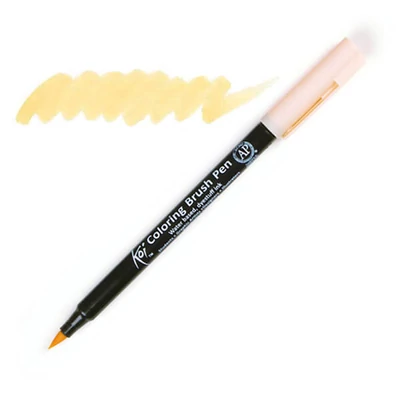 Štetcový popisovač Sakura Koi - 9, naples yellow