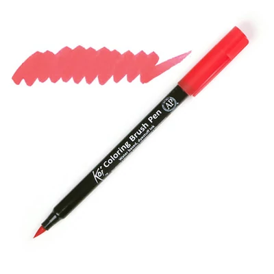 Štetcový popisovač Sakura Koi - 18, vermilion