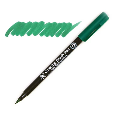 Štetcový popisovač Sakura Koi - 29, green