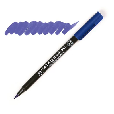 Štetcový popisovač Sakura Koi - 36, blue