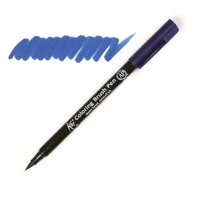 Štetcový popisovač Sakura Koi - 43, prussian blue