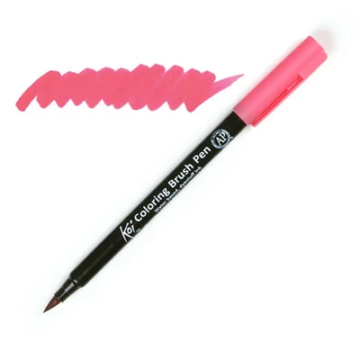Štetcový popisovač Sakura Koi - 107, salmon pink