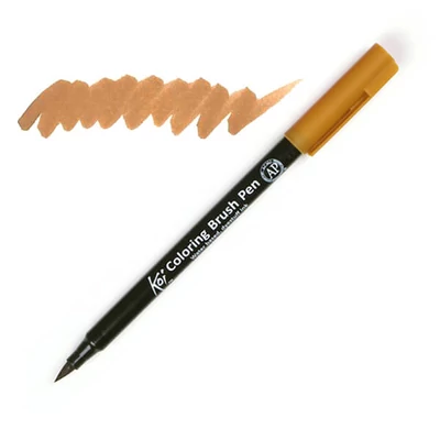 Štetcový popisovač Sakura Koi - 110, dark brown