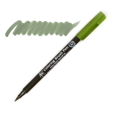 Štetcový popisovač Sakura Koi - 130, sap green