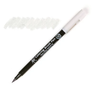 Štetcový popisovač Sakura Koi - 153, light cool gray