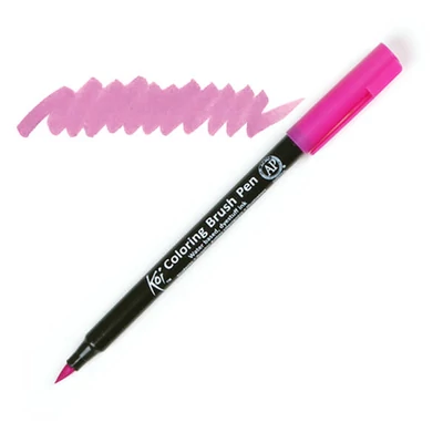 Štetcový popisovač Sakura Koi - 221, rose red