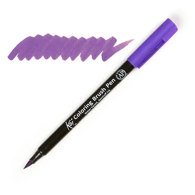 Štetcový popisovač Sakura Koi - 224, light purple