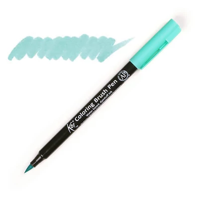 Štetcový popisovač Sakura Koi - 426, peacock green