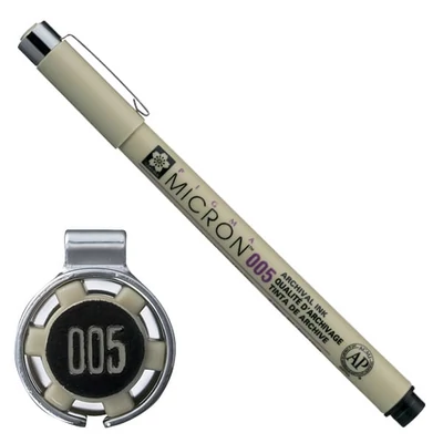 Technické pero Sakura Pigma Micron 005, 0,2 mm - čierne