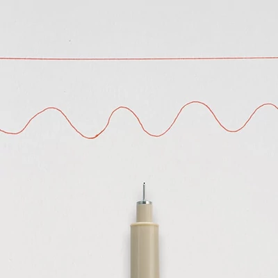 Technické pero Sakura Pigma Micron 005, 0,2 mm - červené