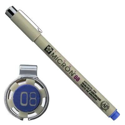 Technické pero Sakura Pigma Micron 08, 0,5 mm - modré
