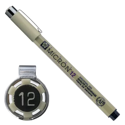 Technické pero Sakura Pigma Micron 12, 0,7 mm - čierne