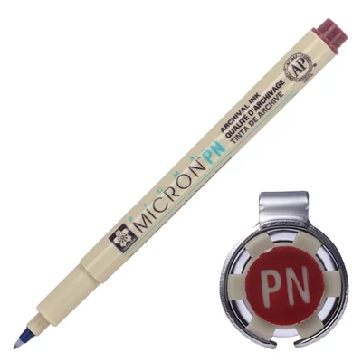 Kresliace pero Sakura Pigma Micron PN (extra tenký popisovač) - 22, burgundy