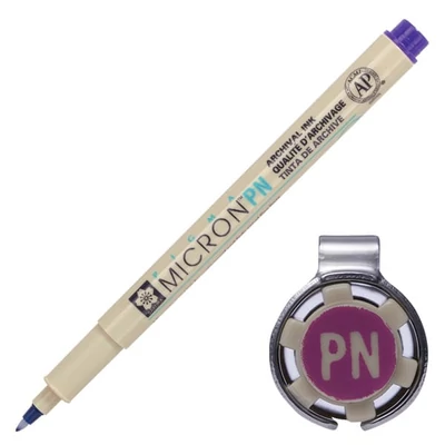 Kresliace pero Sakura Pigma Micron PN (extra tenký popisovač) - 24, purple