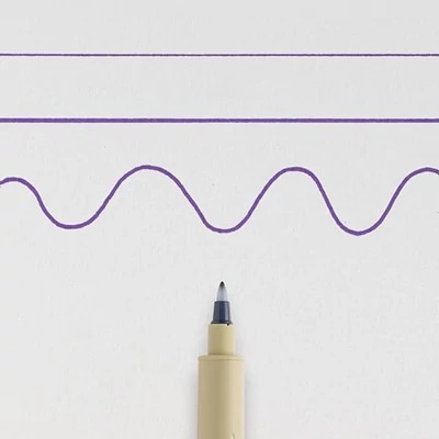 Kresliace pero Sakura Pigma Micron PN (extra tenký popisovač) - 24, purple