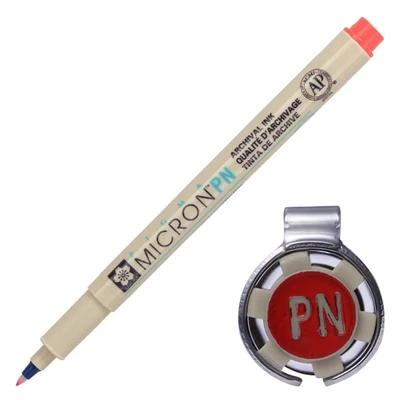 Kresliace pero Sakura Pigma Micron PN (extra tenký popisovač) - 19, red