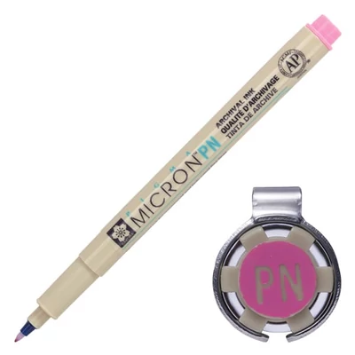 Kresliace pero Sakura Pigma Micron PN (extra tenký popisovač) - 21, rose red