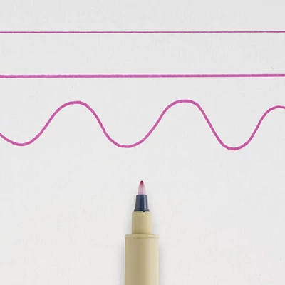 Kresliace pero Sakura Pigma Micron PN (extra tenký popisovač) - 21, rose red
