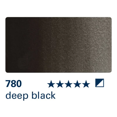 Tekutá akvarelová farba Schmincke Aqua Drop, 30 ml - 780, deep black