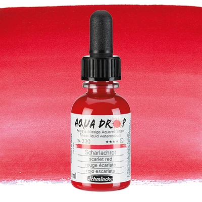 Tekutá akvarelová farba Schmincke Aqua Drop, 30 ml - 330, scarlet red