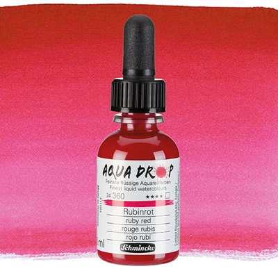 Tekutá akvarelová farba Schmincke Aqua Drop, 30 ml - 360, ruby red