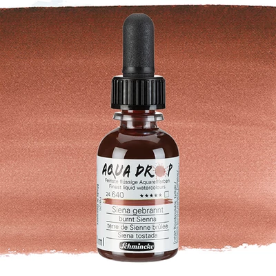 Tekutá akvarelová farba Schmincke Aqua Drop, 30 ml - 640, burnt sienna