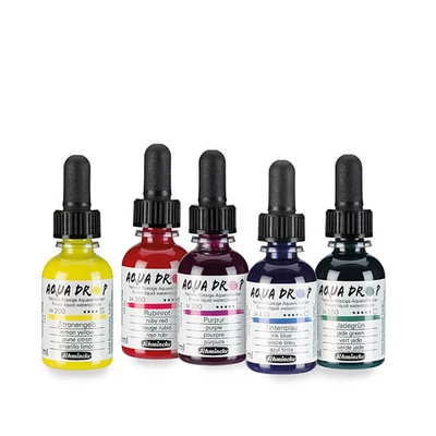 Tekutá akvarelová farba Schmincke Aqua Drop, 30 ml - v rôznych farbách