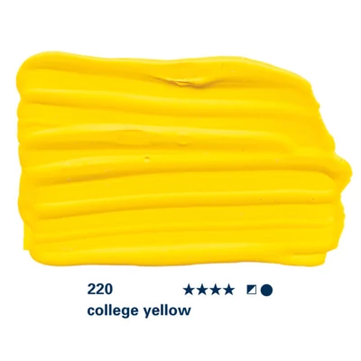 Akrylová farba Schmincke College, 75 ml - 220, college yellow