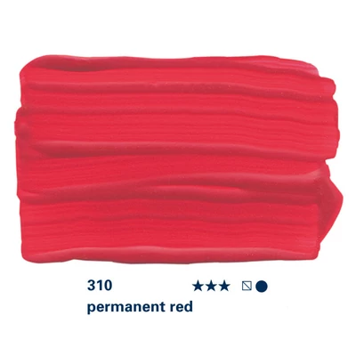 Akrylová farba Schmincke College, 75 ml - 310, permanent red