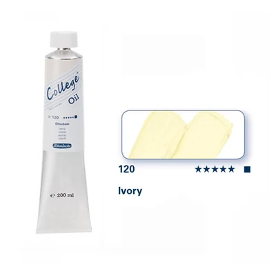Olejová farba Schmincke College, 200 ml - 120, ivory