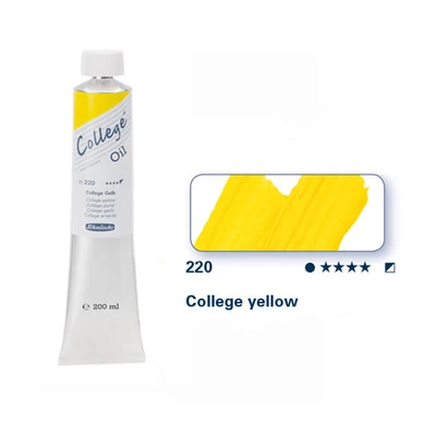 Olejová farba Schmincke College, 200 ml - 220, college yellow