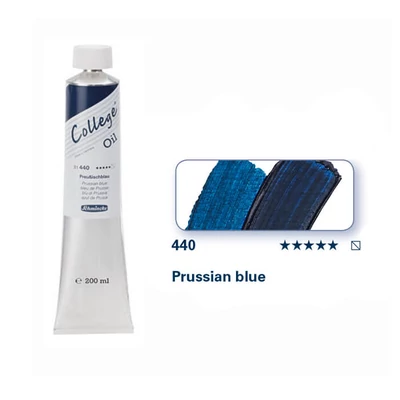 Olejová farba Schmincke College, 200 ml - 440, prussian blue