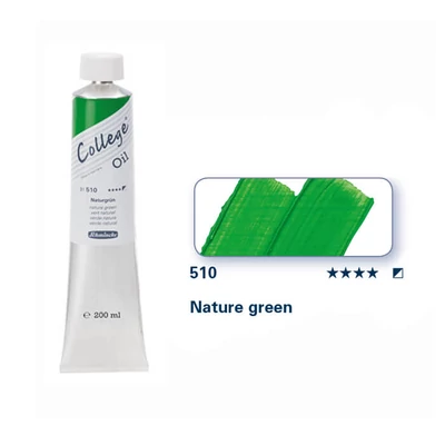 Olejová farba Schmincke College, 200 ml - 510, nature green