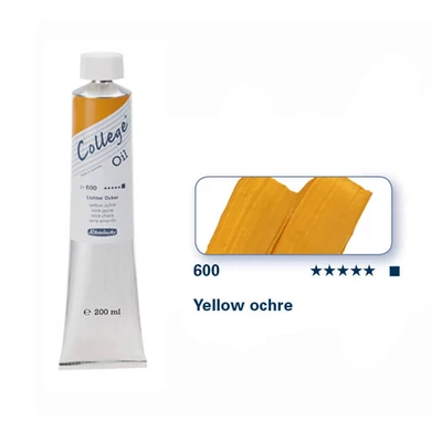 Olejová farba Schmincke College, 200 ml - 600, yellow ochre