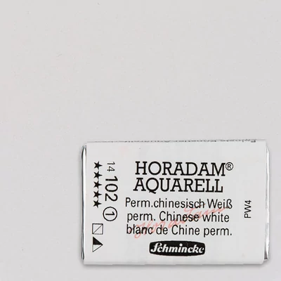 Akvarelová farba Schmincke Horadam, 1/1 v celej panvičke  - 102, permanent chinese white