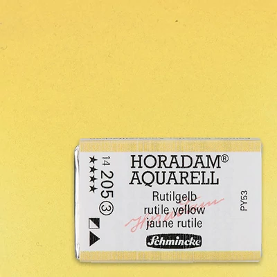 Akvarelová farba Schmincke Horadam, 1/1 v celej panvičke - 205, rutile yellow