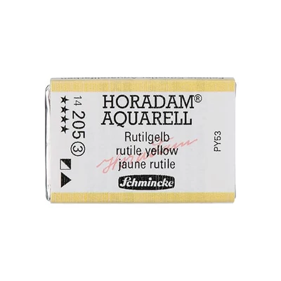 Akvarelová farba Schmincke Horadam, 1/1 v celej panvičke - 205, rutile yellow