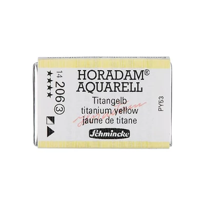 Akvarelová farba Schmincke Horadam, 1/1 v celej panvičke - 206, titanium yellow