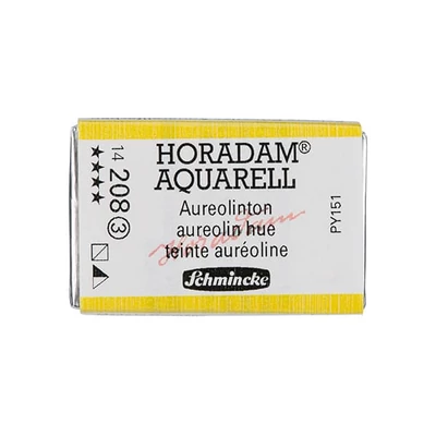 Akvarelová farba Schmincke Horadam, 1/1 v celej panvičke - 208, aureolin hue