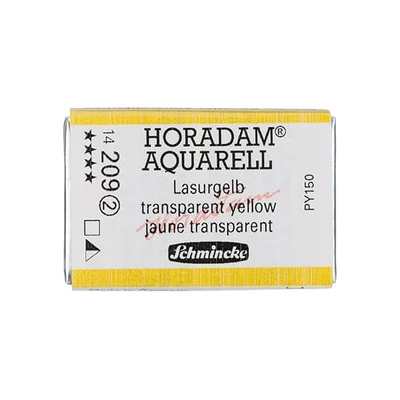 Akvarelová farba Schmincke Horadam, 1/1 v celej panvičke- 209, transparent yellow
