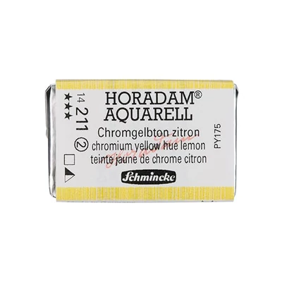 Akvarelová farba Schmincke Horadam, 1/1 v celej panvičke - 211, chromium yellow hue lemon