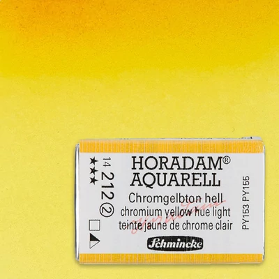 Akvarelová farba Schmincke Horadam, 1/1 v celej panvičke  - 212, chromium yellow hue light