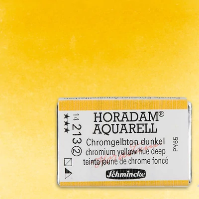 Akvarelová farba Schmincke Horadam, 1/1 v celej panvičke - 213, chromium yellow hue deep