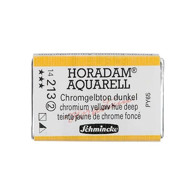 Akvarelová farba Schmincke Horadam, 1/1 v celej panvičke - 213, chromium yellow hue deep